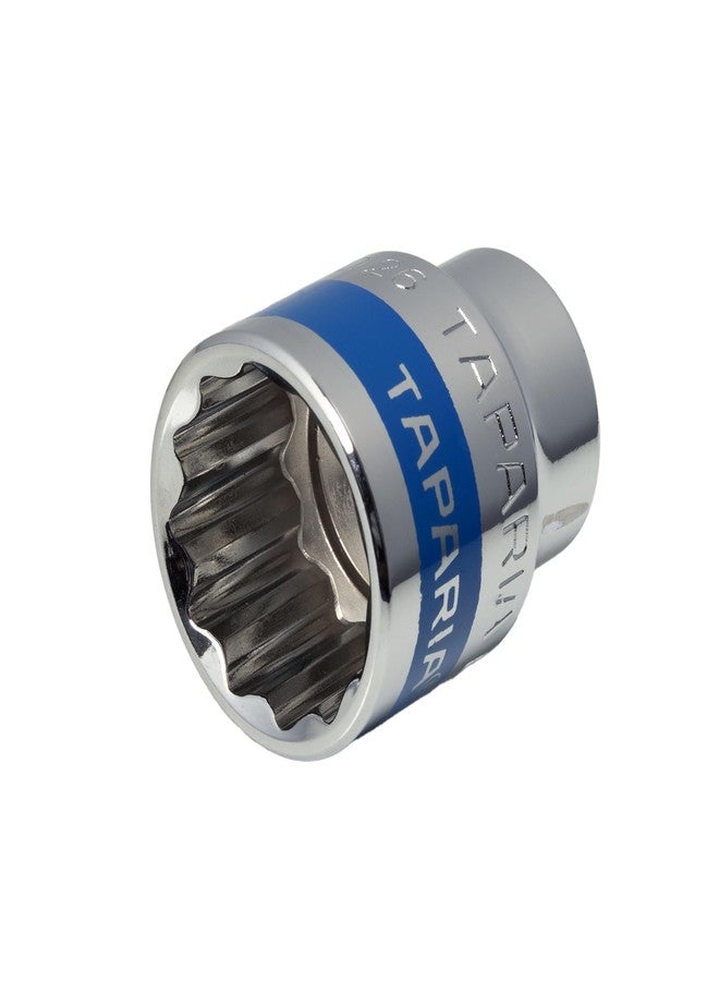 تاباريا مفتاح ربط مربع من تاباريا مقاس 26 مم (1/2 بوصة) - 12 نقطة أو مفتاح ربط سداسي مزدوج للصواميل والبراغي القياسية، متوافق مع مفاتيح الربط، ومقابض L، والمفاتيح الكهربائية - لأعمال السيارات والميكانيكا - أعمال يدوية - Image 4